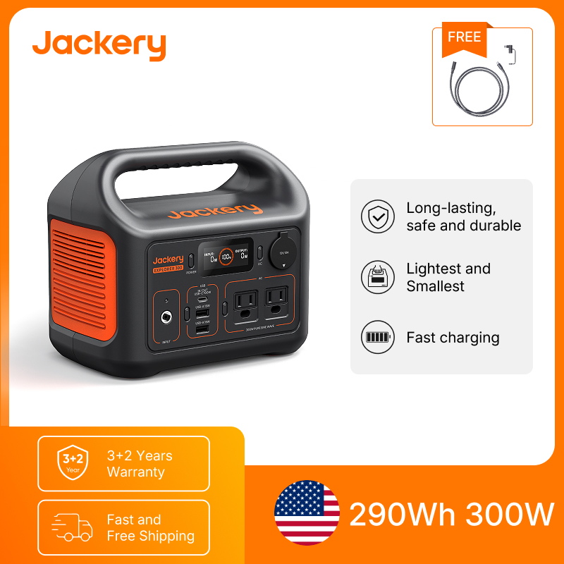 Solar Emergency Charger - Jackery Stazione di Alimentazione Portatile Explorer