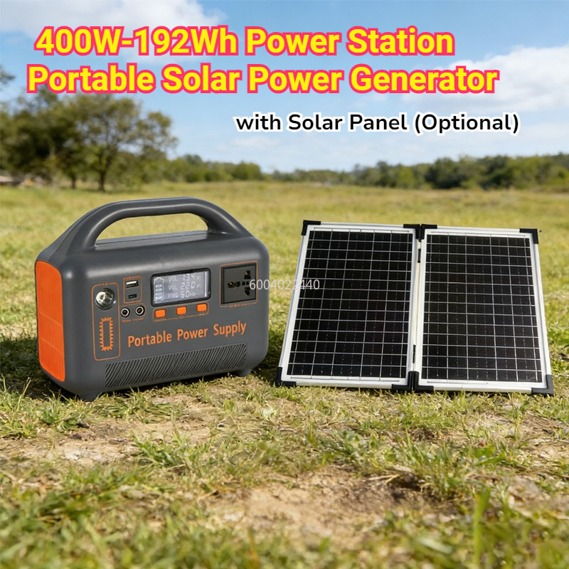 Solar Emergency Charger - Stazione di Alimentazione Portatile 400W, Generatore