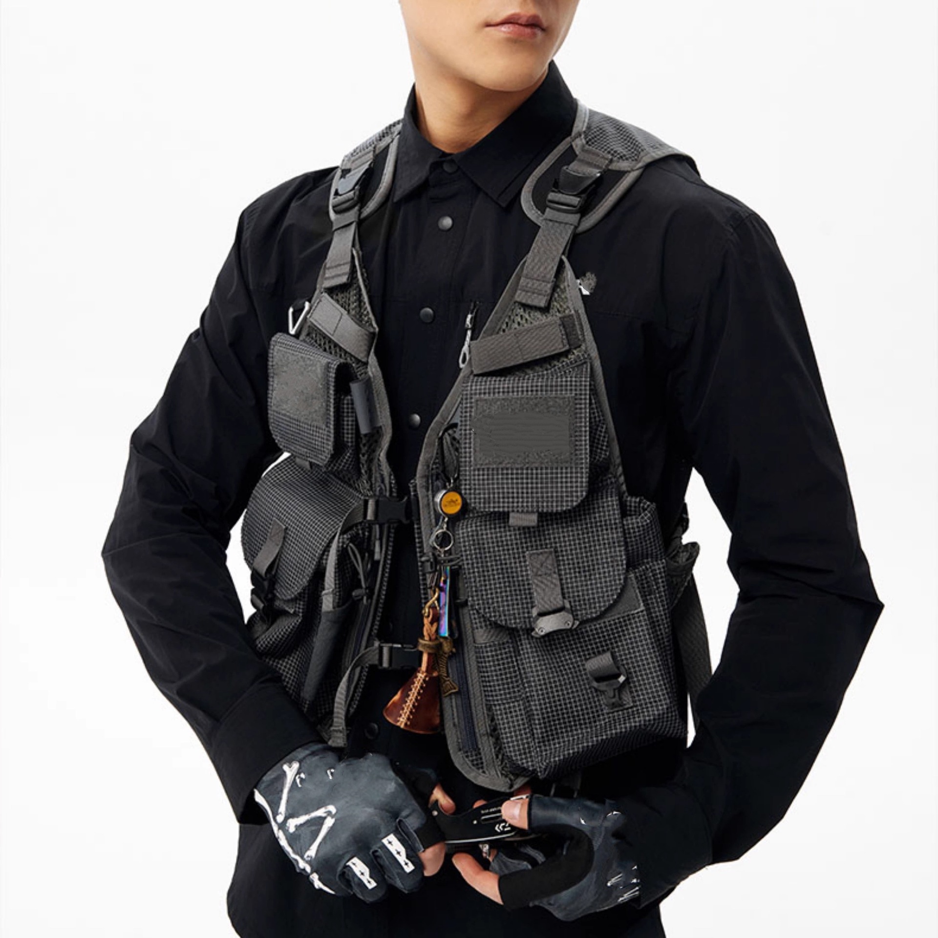 Fishing Kit Compact - Gilet Tattico da Pesca per Uomo