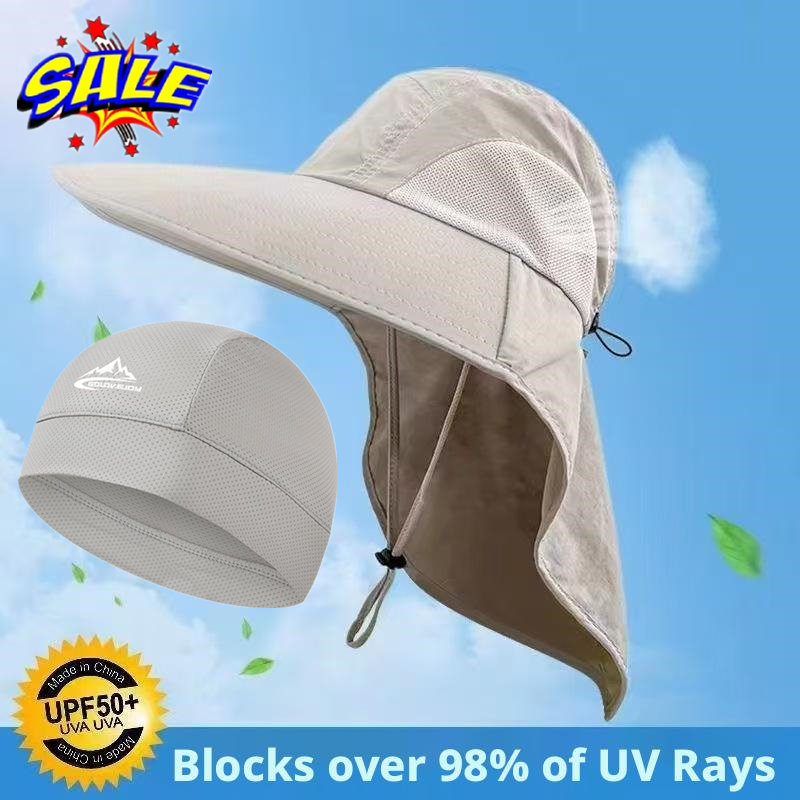 Fishing Kit Compact - Cappello da sole a tesa larga