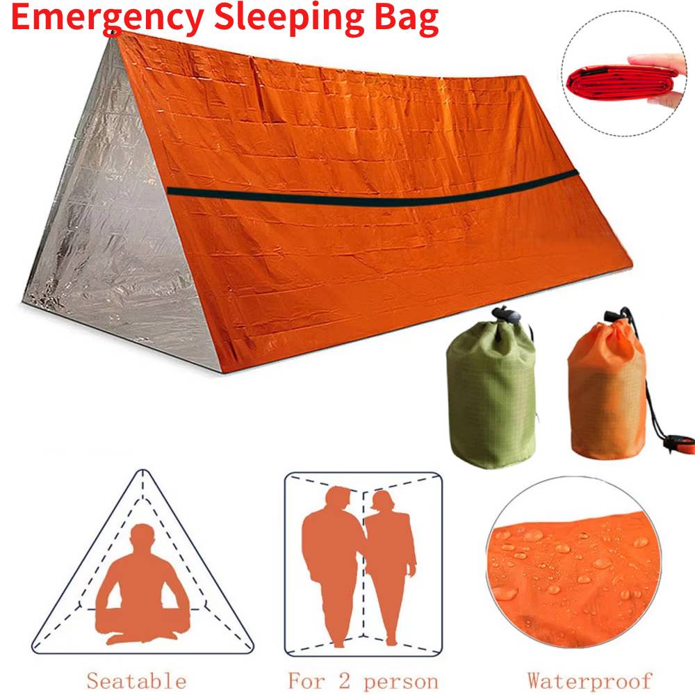 Bivy Bag Emergency - Sacco a pelo portatile impermeabile per