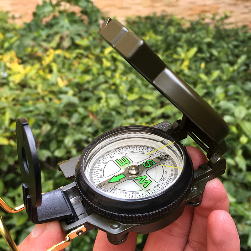 Compass Lensatic - Bussola Pieghevole in Lega di Alluminio