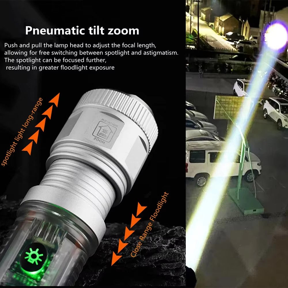 Potente torcia LED con luce la - Solar Emergency Charger recensione e prezzo