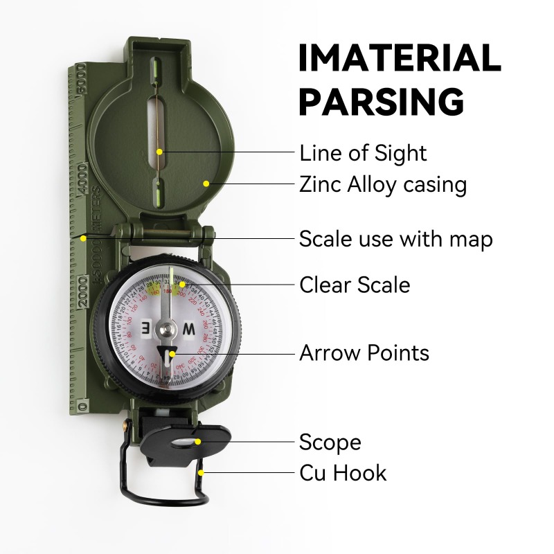 Bussola di Grado Militare, Nav - Compass Lensatic recensione e prezzo